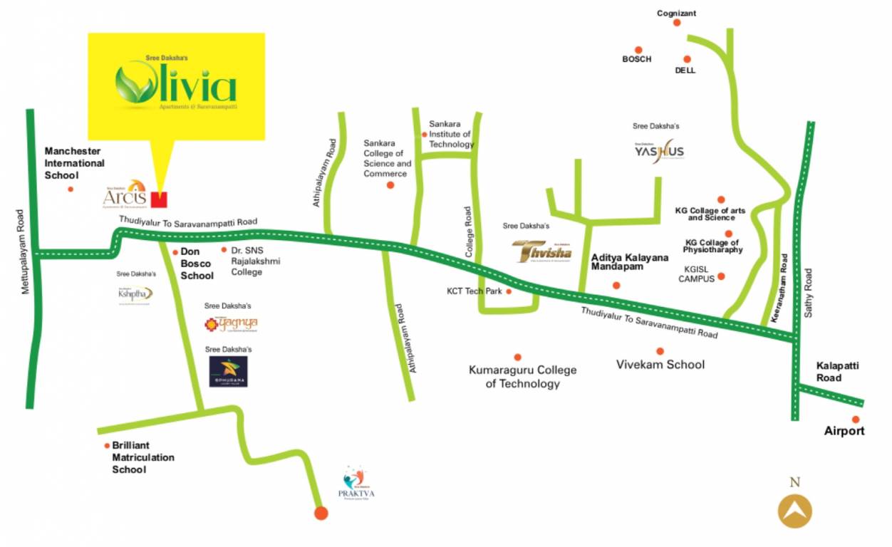  olivia Location Plan