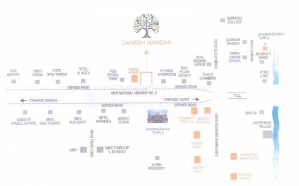 Location Plan ganesh-nandan Location Plan