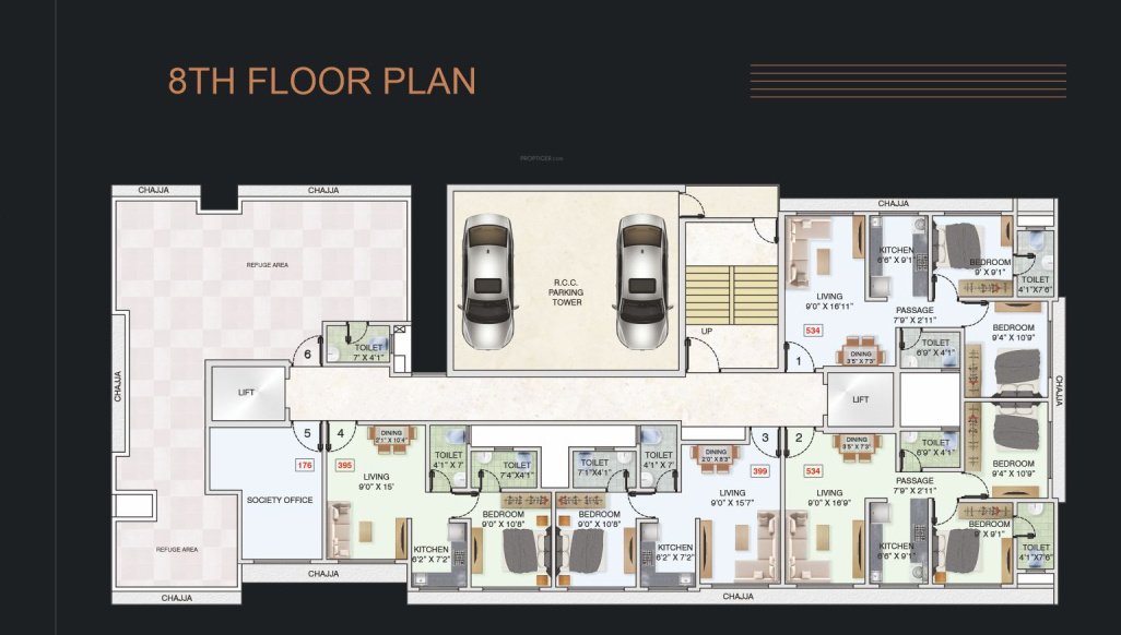  fortune Tagore Nagar Sharmik Chs Ltd Cluster Plan