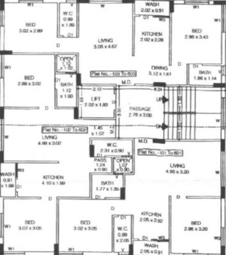 Shivoham Heights Cluster Plan from 1st to 6th Floor shivoham-heights Shivoham Heights Cluster Plan from 1st to 6th Floor