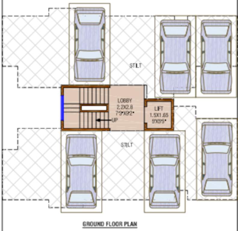  gayatri darshan Gayatri Darshan Cluster Plan for ground Floor