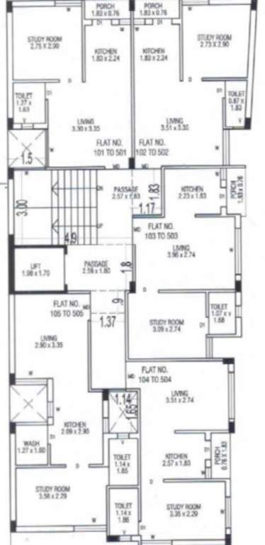  panchvati avenue B Cluster Plan