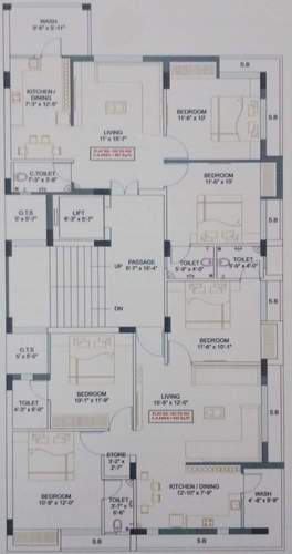  asopalav-green Asopalav Green Cluster Plan from 1st to 5th Floor