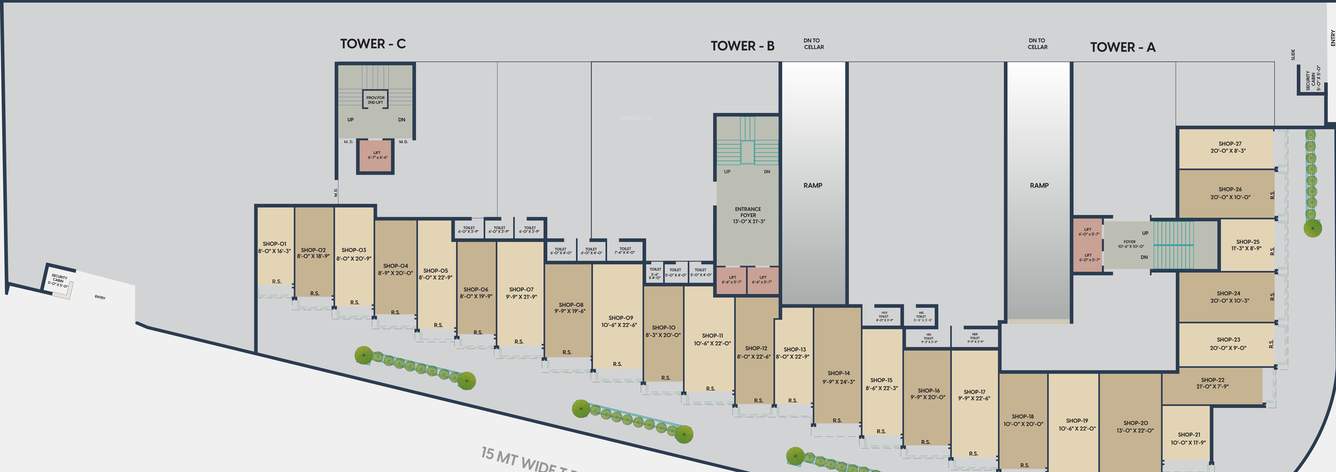  raj heights Layout Plan