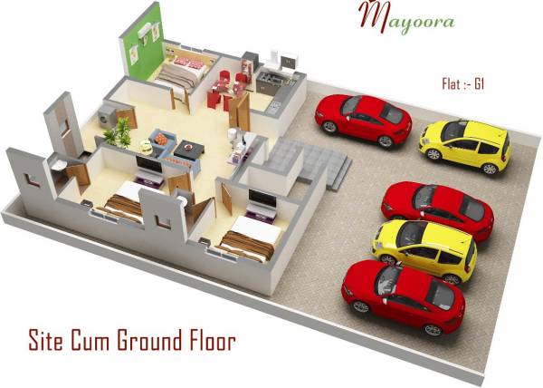  mayoora Mayoora Cluster Plan for ground Floor