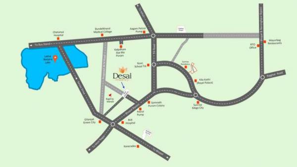  desai-residency Location Plan