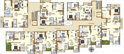 Lumbini Cluster Plan from 1st to 3rd Floor lumbini Lumbini Cluster Plan from 1st to 3rd Floor