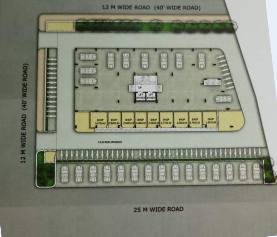 chandrawal flats Chandrawal Flats Stilt Cluster Plan