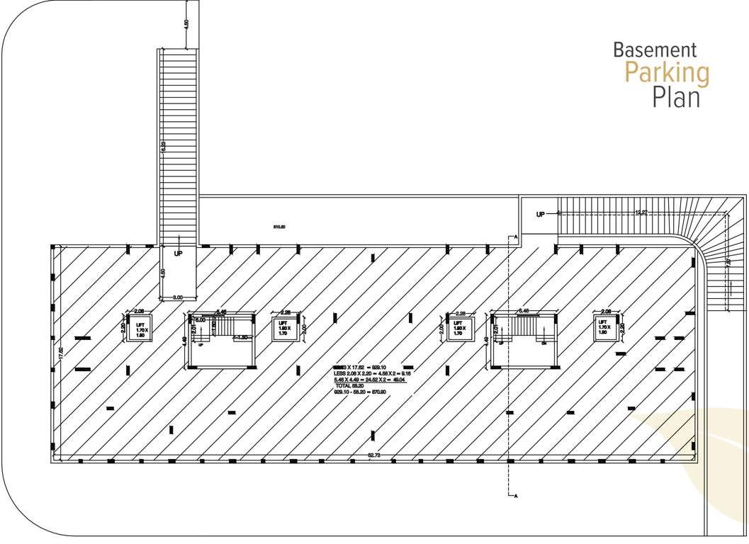  maa complex Block A Cluster Plan For Basement