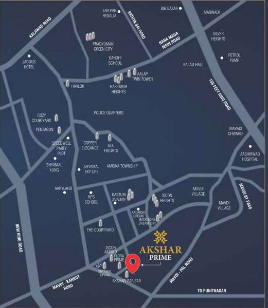  akshar-prime Location Plan