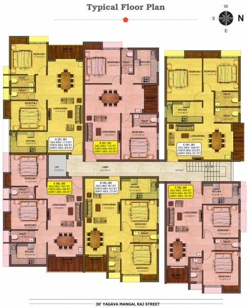  sunridge Sundrige Cluster Plan From 1st To 3rd Floor