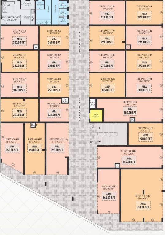  royal palms Royal Palms Cluster Plan for ground Floor