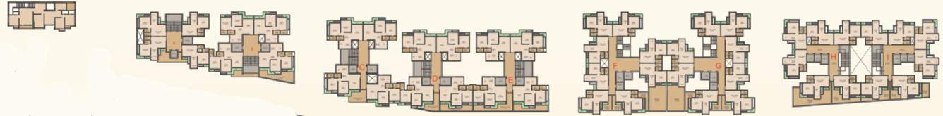  nageshwar city A Cluster Plan from 1st to 14th Floor