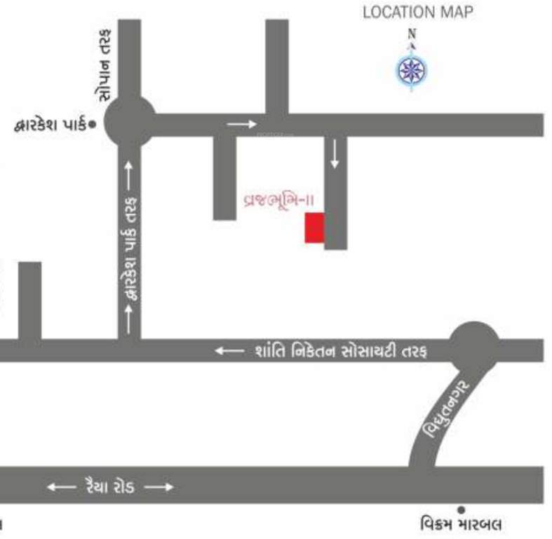  vrajbhumi ii Location Plan