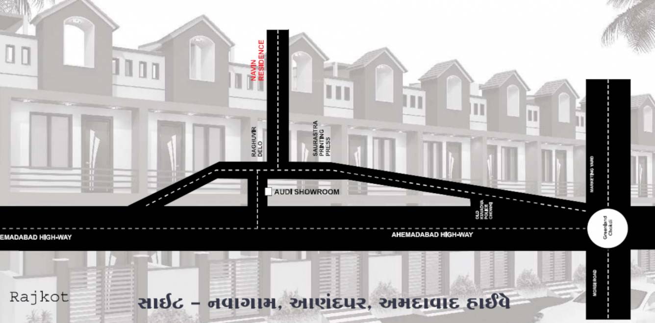  navin residency Location Plan