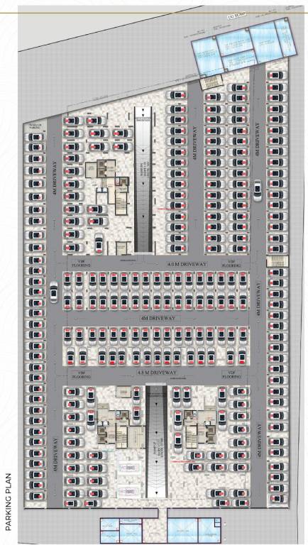 heritage park Parking Cluster Plan