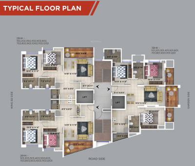  primrose-c-building Primrose C Building Cluster Plan For Typical Floor