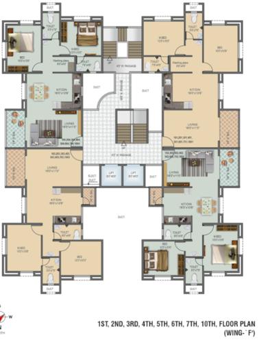 mount-n-glory-plot-a-phase-ii F Building Cluster Plan from 1st, 2nd, 3rd, 4rth, 5th, 6th, 7th And 10th Floor
