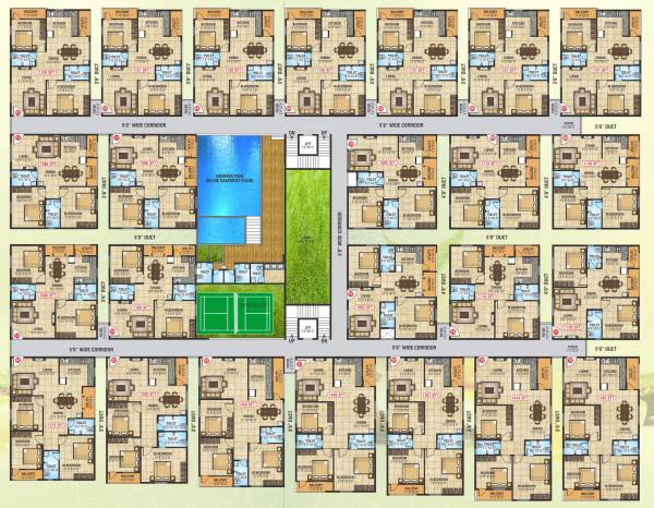  lakven-gardenia A Cluster Plan
