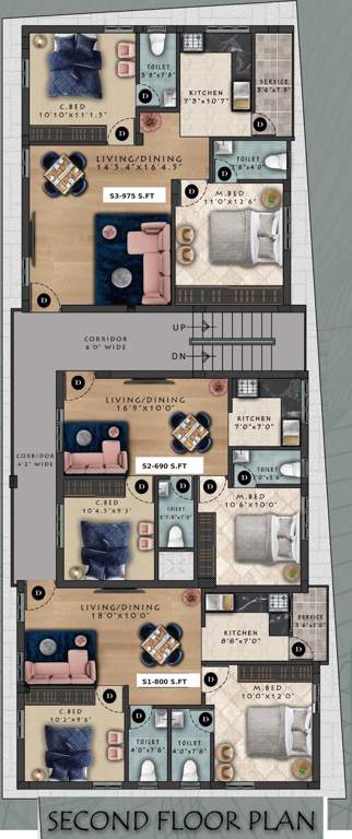  vibin Viva Vibin Cluster Plan for 2nd Floor