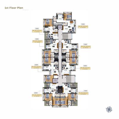  mahavir-ashish-chsl Mahavir Ashish CHSL Cluster Plan for 1st Floor