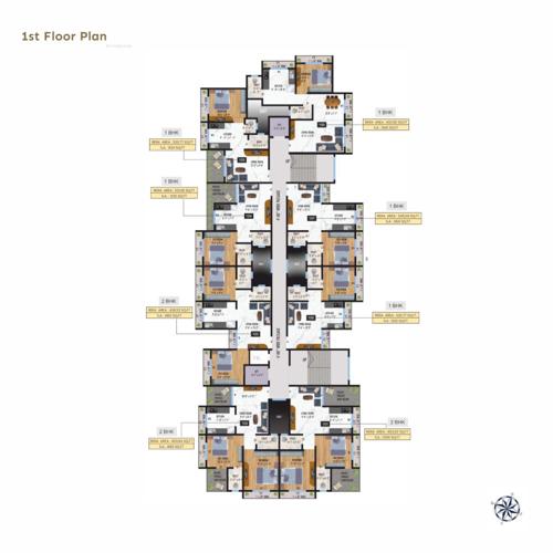  mahavir-ashish-chsl Mahavir Ashish CHSL Cluster Plan for 1st Floor