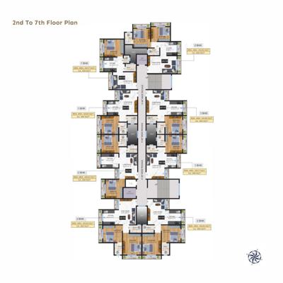  mahavir-ashish-chsl Mahavir Ashish CHSL Cluster Plan from 2nd to 7th Floor