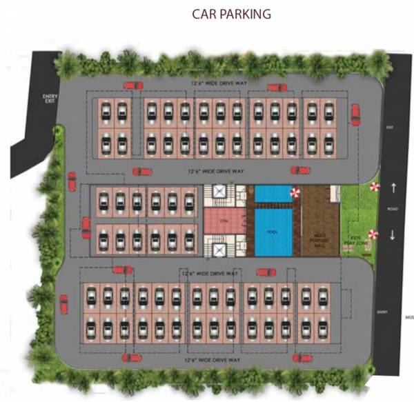  celestia Celestia Car ParkingCluster Plan