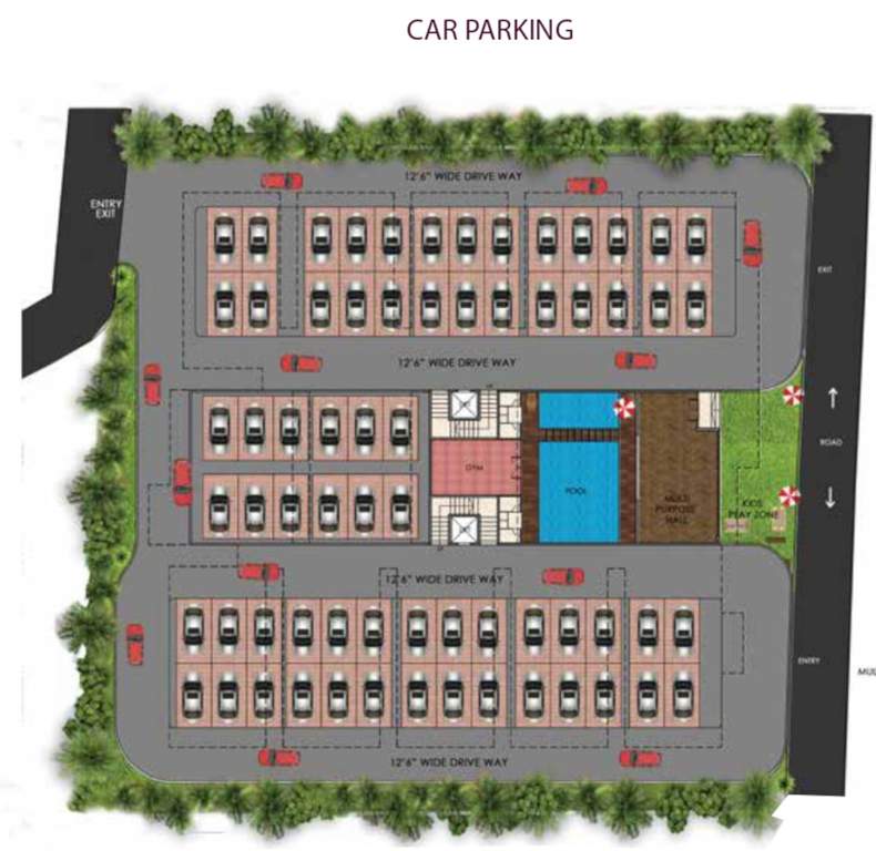  celestia Celestia Car ParkingCluster Plan