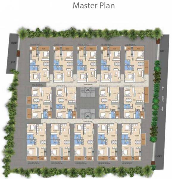 celestia Celestia Cluster Plan from ground to 3rd Floor