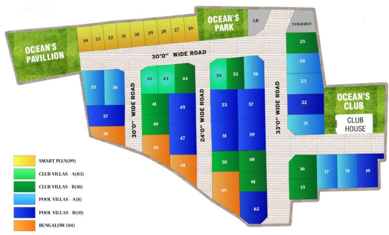  ocean drive villas ecr phase ii Layout Plan