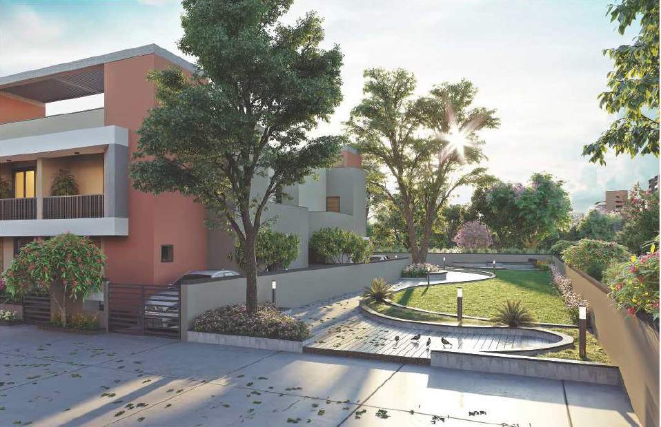 sahjanand villa Landscape Garden and Tree Planting