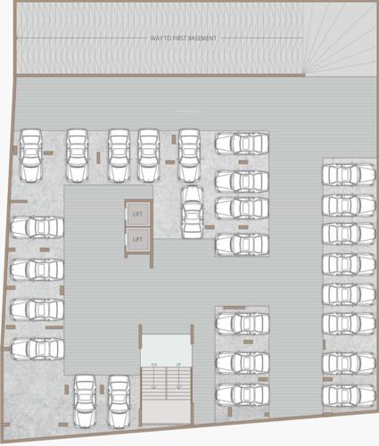  tatsatlife Unit - 01 Cluster Plan For Car Parking