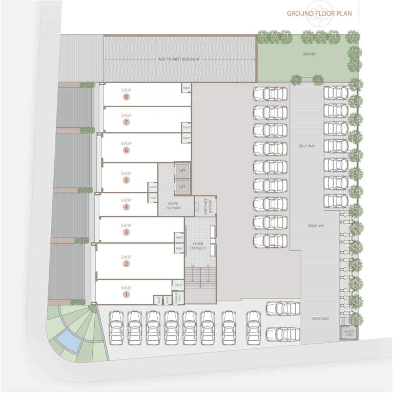  tatsatlife Unit   01 Cluster Plan For Ground Floor