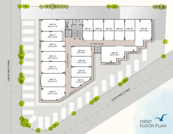 Aaryaa Heights Cluster Plan for 1st Floor aaryaa-heights Aaryaa Heights Cluster Plan for 1st Floor