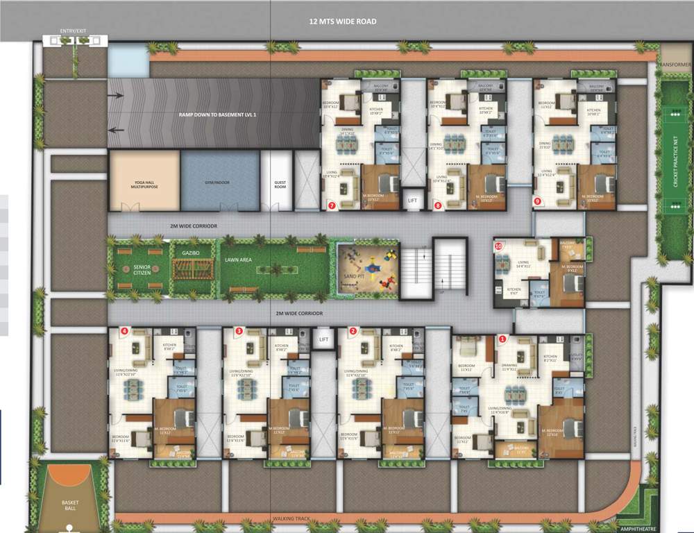  mnr elite MNR Elite Cluster Plan For Ground Floor