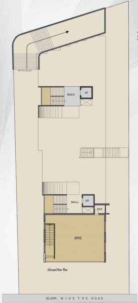  stavam-residency Block-A Cluster Plan For Ground Floor