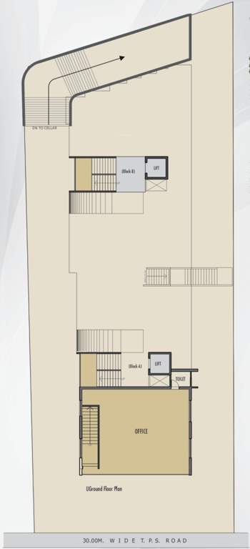  stavam residency Block A Cluster Plan For Ground Floor