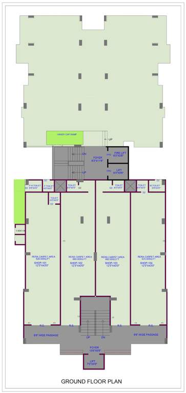  jai kalindi apartment Jai Kalindi Apartment Cluster Plan for ground Floor