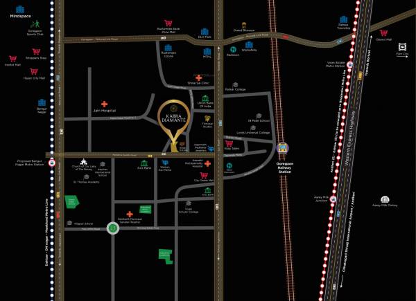  diamante Location Plan