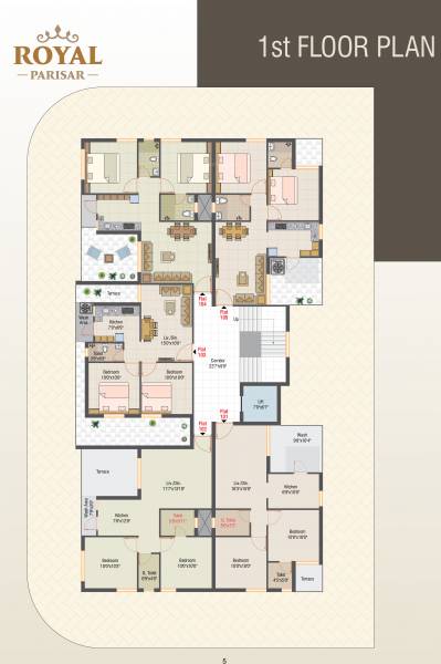  parisar Parisar Cluster Plan For 1st Floor