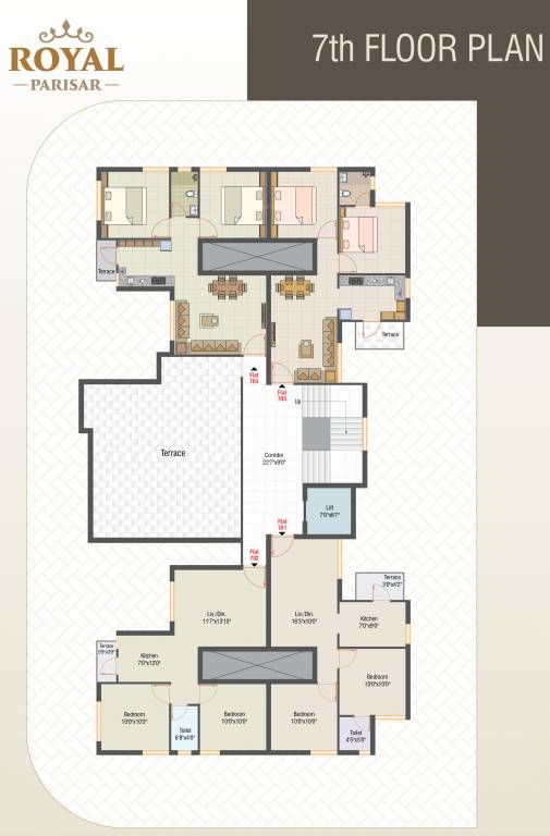 parisar Parisar Cluster Plan For 7th Floor