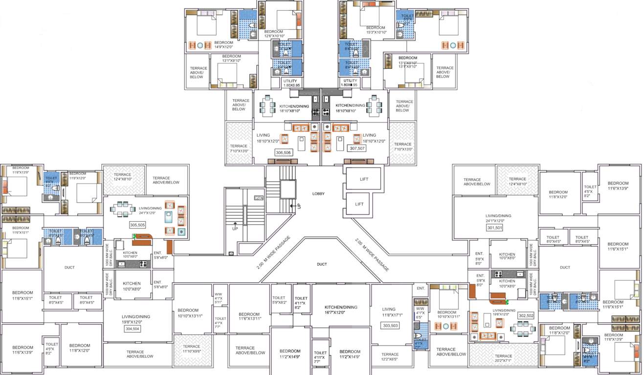  la ventana phase 2 La Ventana Phase 2 Cluster Odd Floor PlanPlan