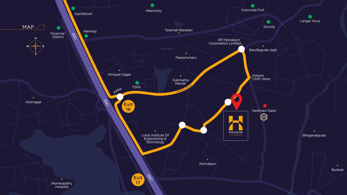  houdini Location Plan
