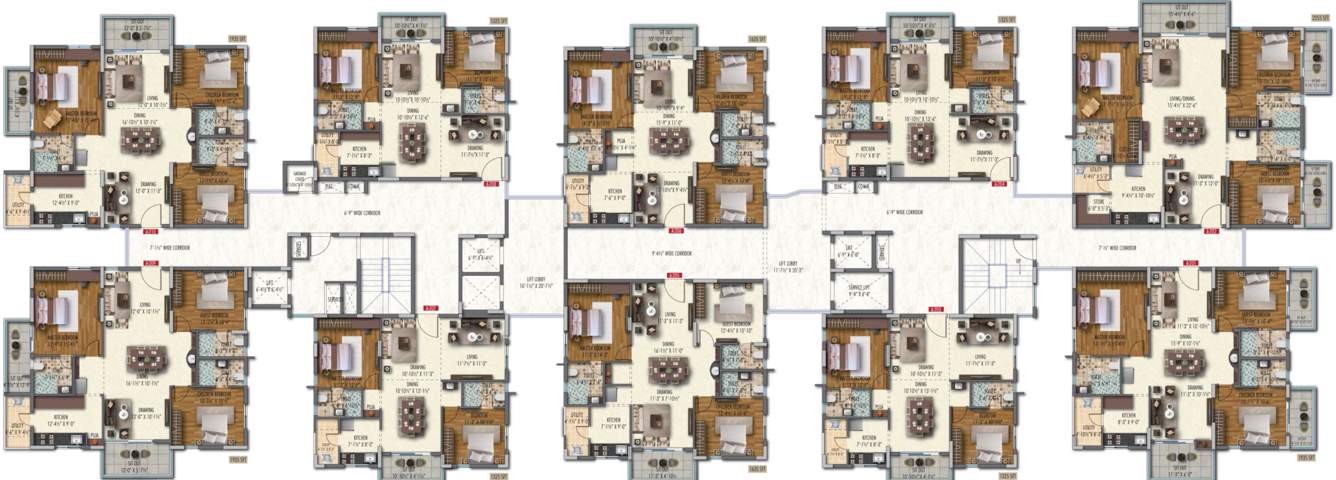  skyrena Block A Cluster Plan