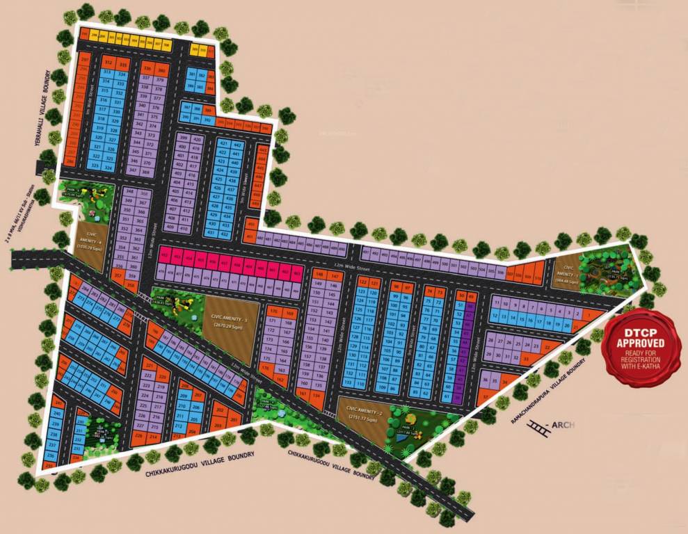  devanagari Layout Plan