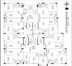  city A Cluster Plan from 1st to 7th Floor
