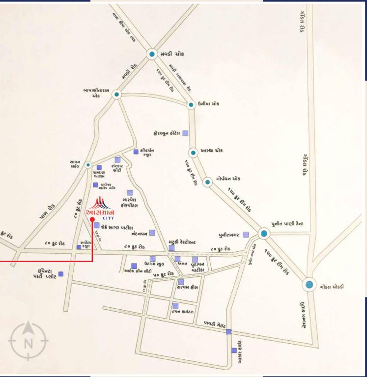 asman city Location Plan