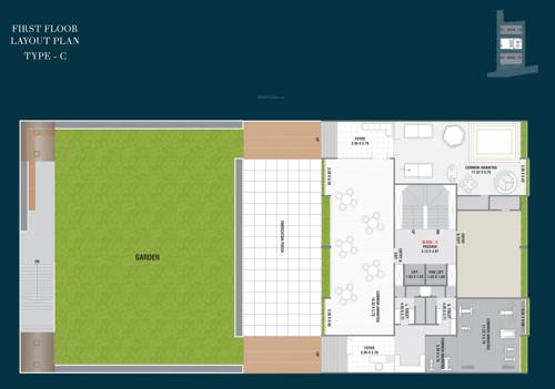  venezia-skyz Block C Cluster Plan for 1st Floor