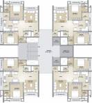 C Cluster Plan From 1st To 14th Floor heights C Cluster Plan From 1st To 14th Floor